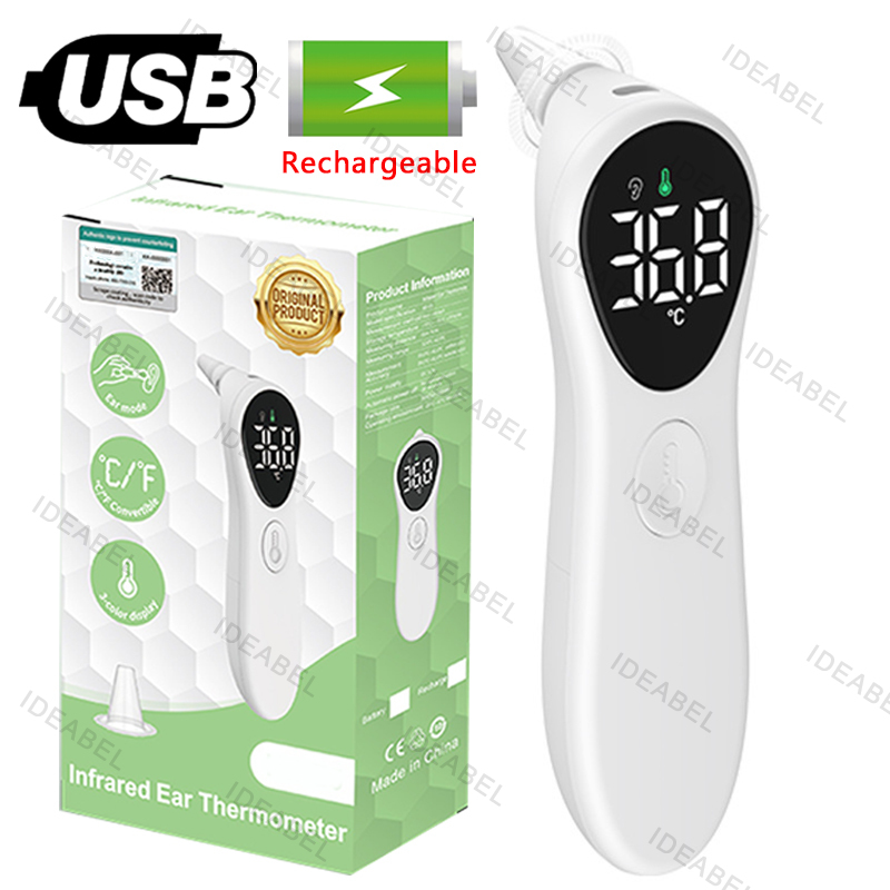 Industrial Laser Temperature Sensor - Wiederaufladbares medizinisches Ohrthermometer ℃ / ℉