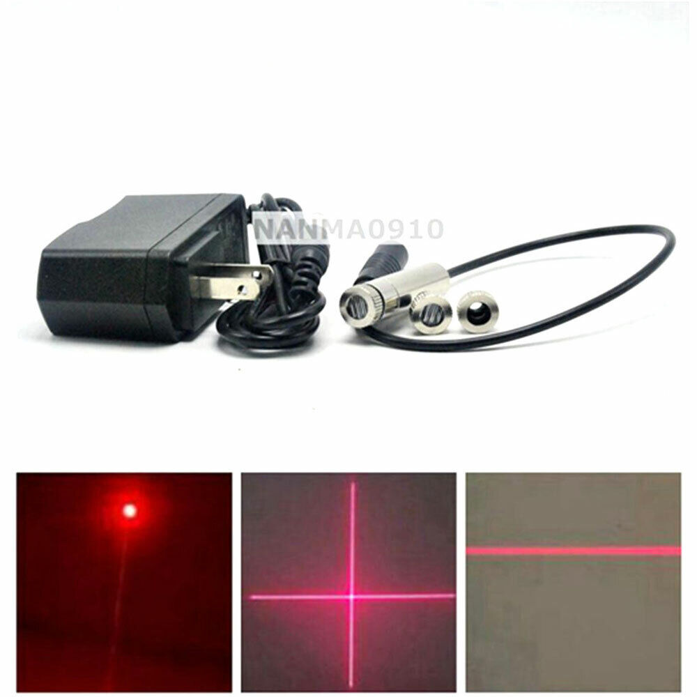 Diode Laser Module - Punkt-/Linien-/Kreuzfokussierbares 650 nm 50 mW rotes