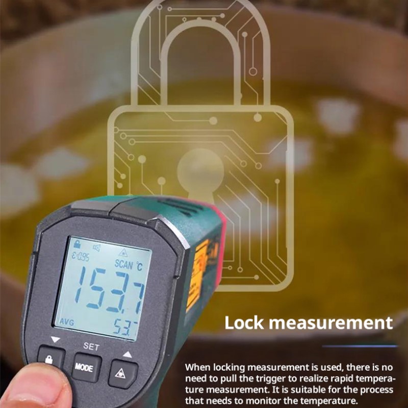 Industrial Laser Temperature Sensor - UNI-T UT306S UT306C Digitales Thermometer, Laser,