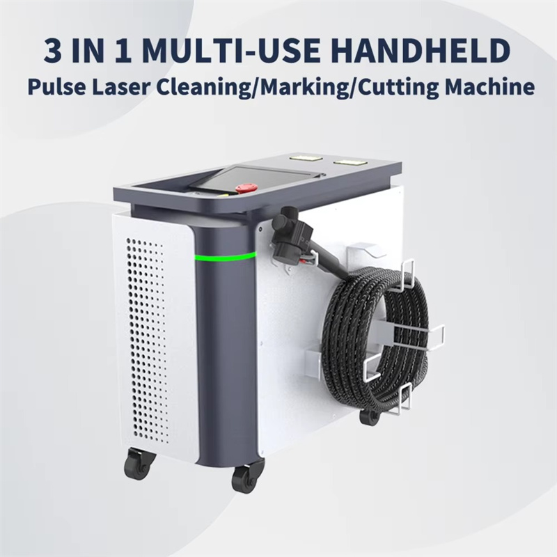 Industrial Laser Marking Systems - 300W Professioneller Pulslaser-Reiniger für industrielle Rostentfernung,
