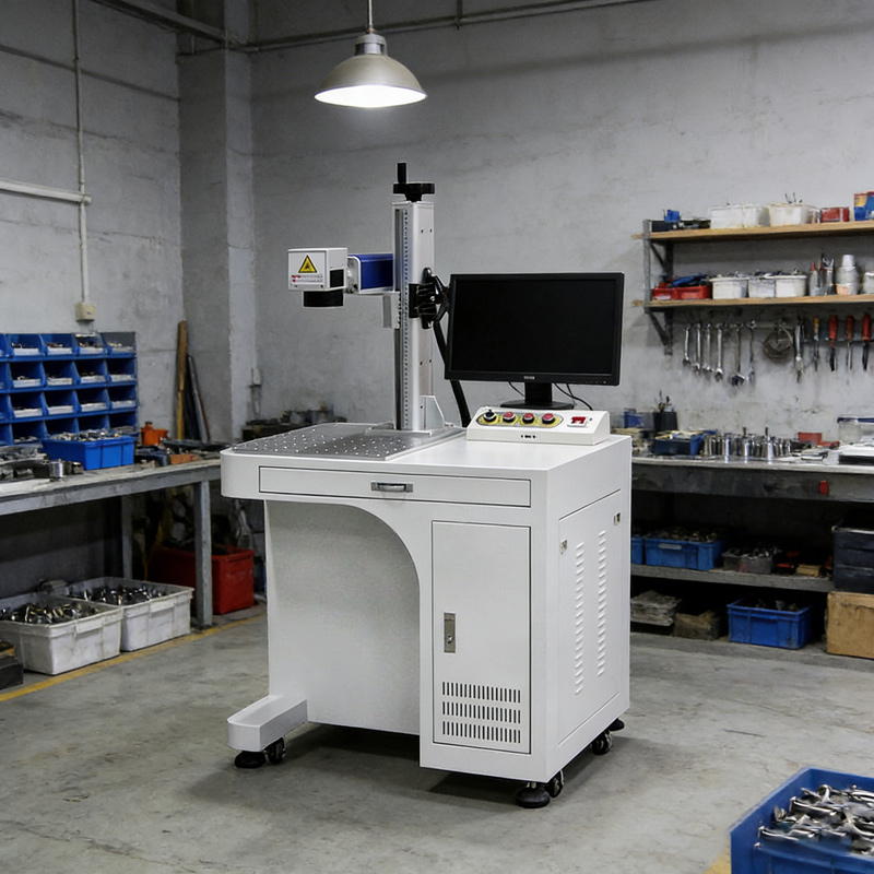 Industrial Laser Marking - Faserlaser-Markiermaschine 50W CNC Luftgekühlte Metall-Gravurmaschine mit