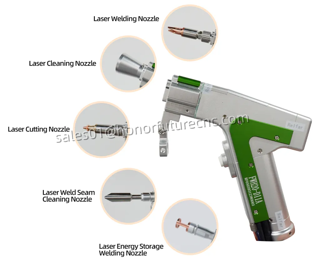 Industrial Laser Welder Price - 5-in-1-Hand-Laserschweißgerät mit industrieller Batterie Raycus 1500