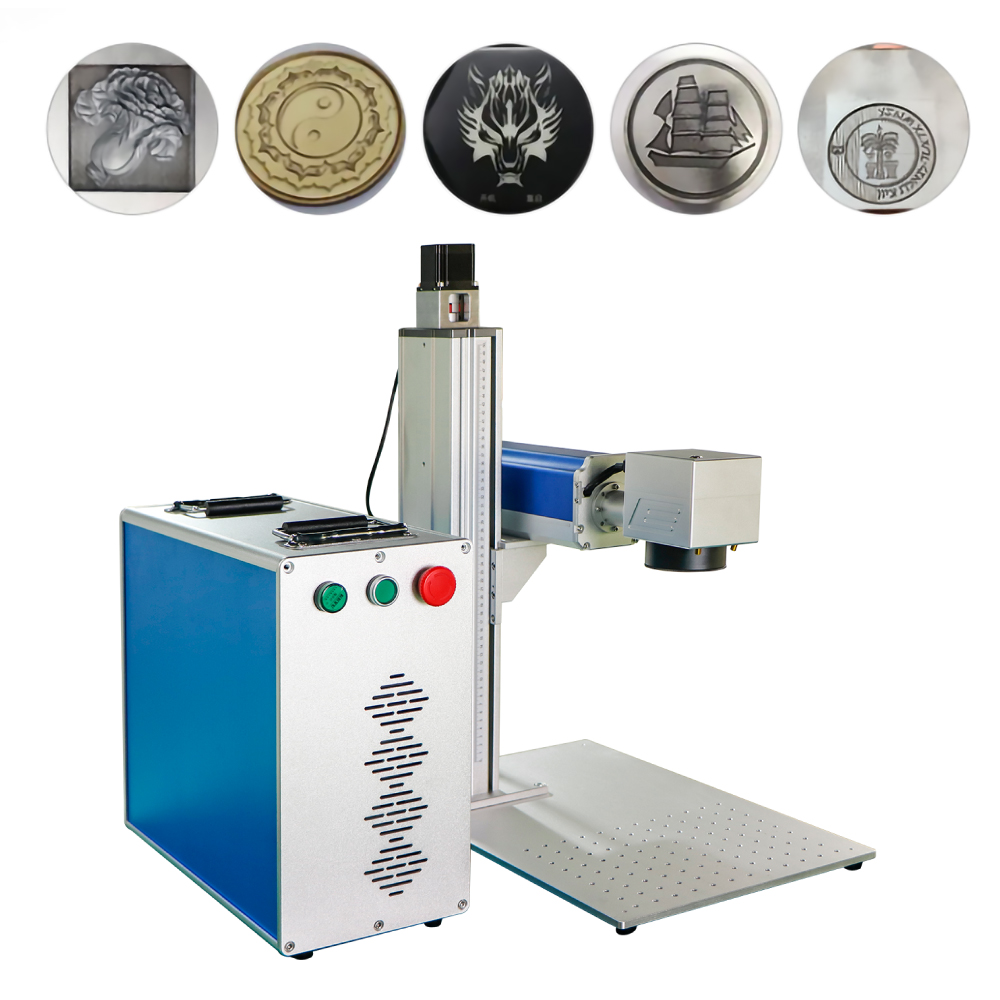 Industrial Laser Marking - Raycus Faserlasergravurmaschine 2,5D Relief Tiefengravur für