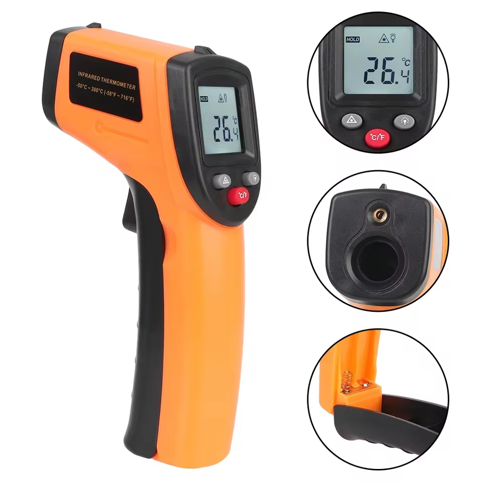 Industrial Laser Temperature Sensor - Neues digitales Infrarot-Thermometergerät T600 T600A -58