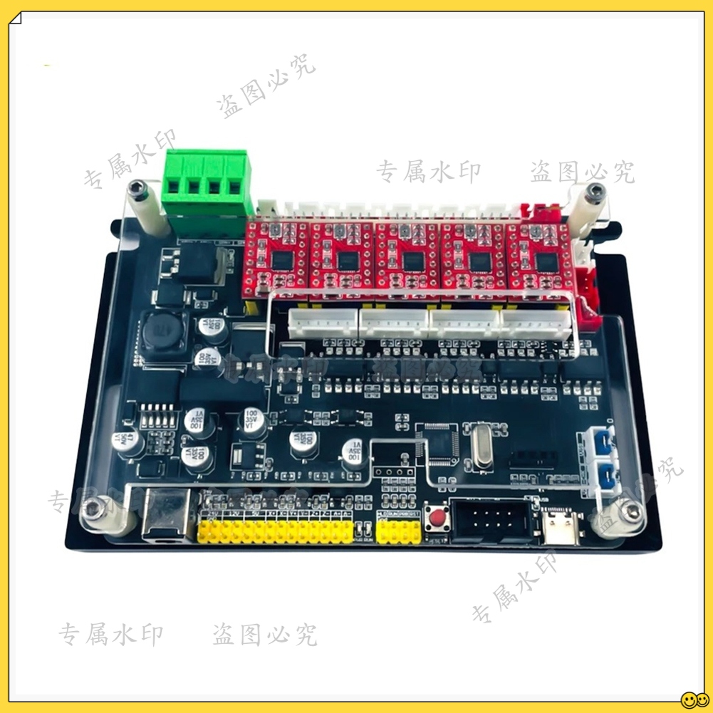 Controller Grbl Board - RTCX-Offline-Controller 32-Bit 4-Achsen-Steuerplatine, GRBL-Steuerung, optische Kupplung,
