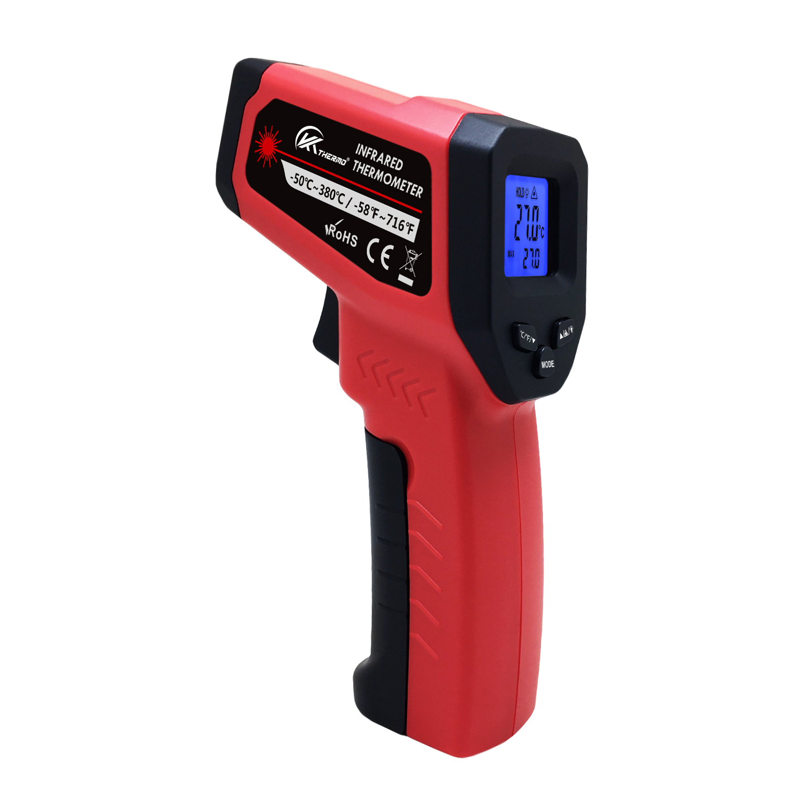 Industrial Laser Temperature Sensor - LCD industrielles elektronisches Thermometer berührungs los-50