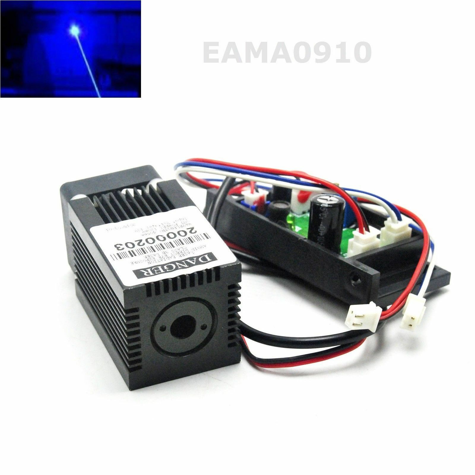Diode Laser Module - 445 nm 450 nm 300 mW