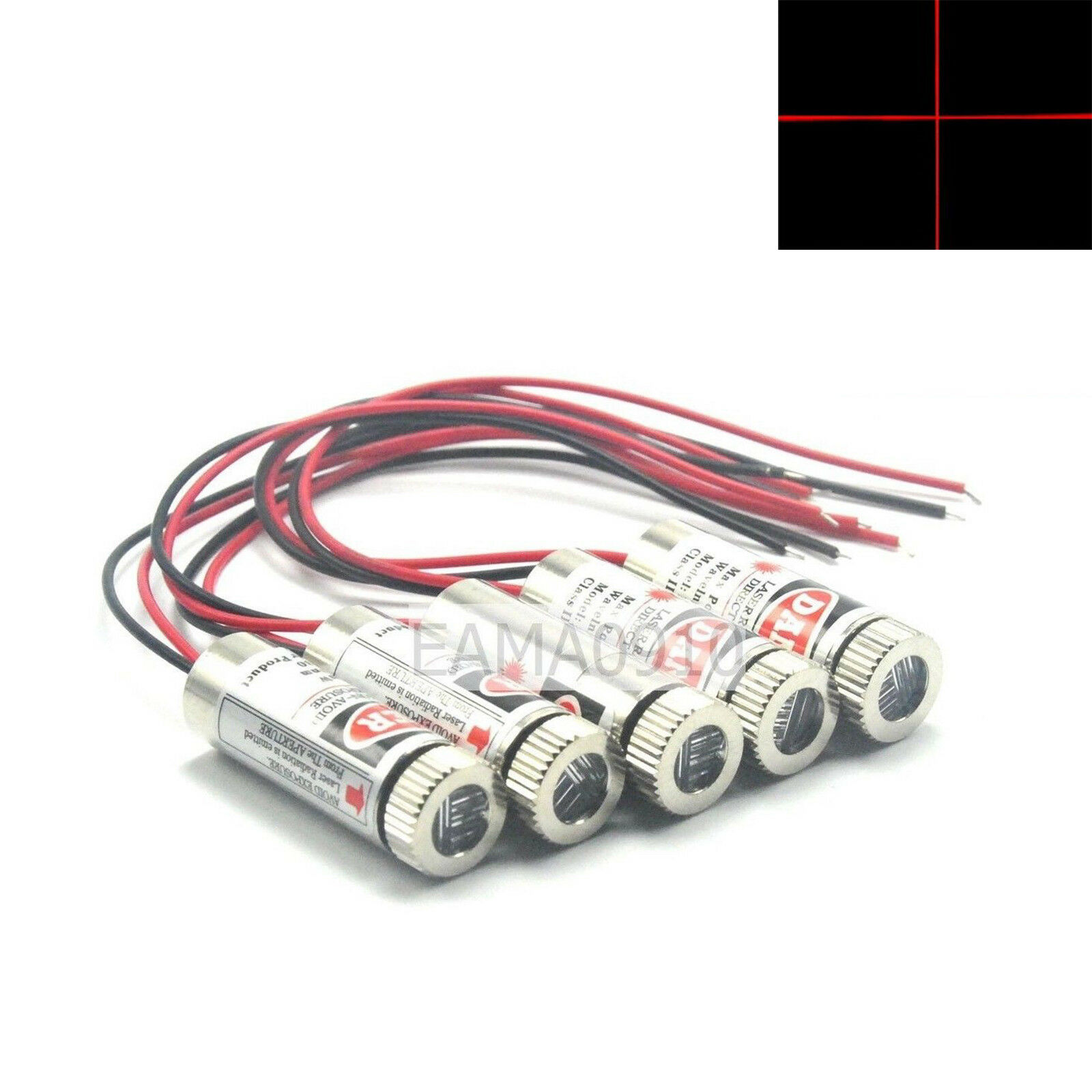 Diode Laser Module - 5 stücke fokus sierbar 3-5v 650nm
