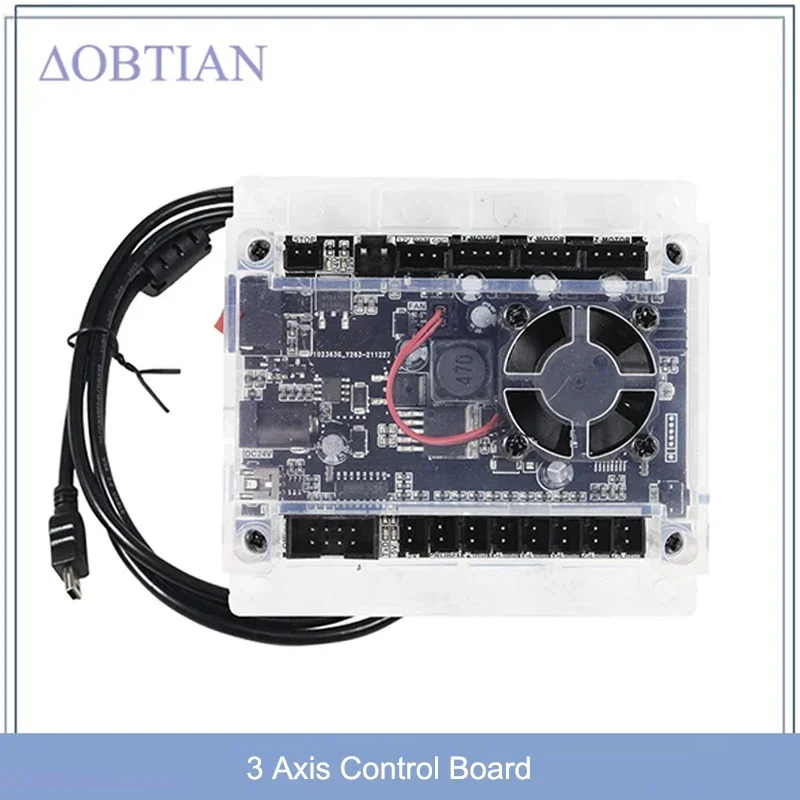Controller Grbl Board - CNC-Controller-Tools 3-Achsen-Steuerplatine GRBL 1.1 USB-Anschluss Integrierter