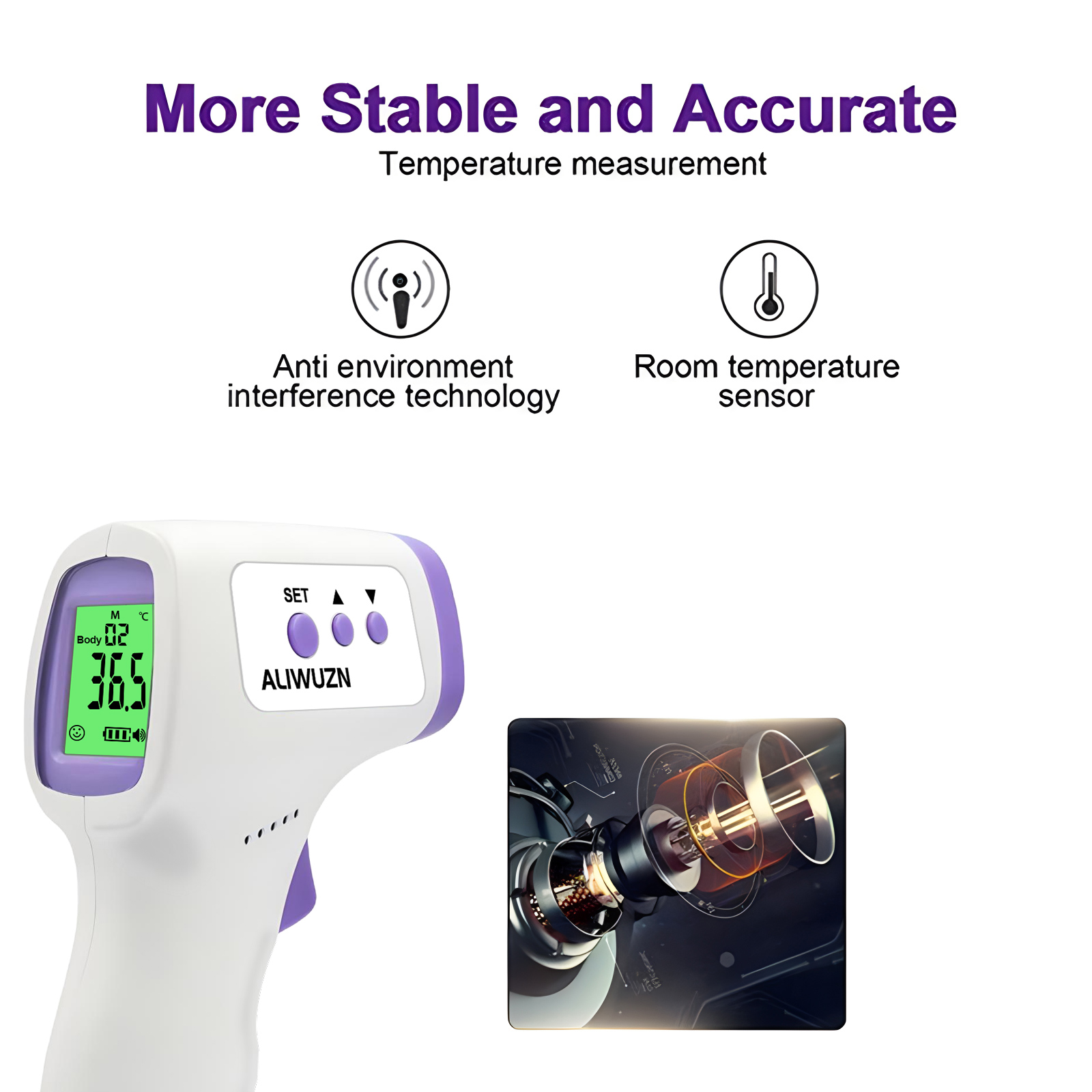 Medizinisches Fieber-Infrarot- – Industrial Laser Temperature Sensor Bewertung und Preis