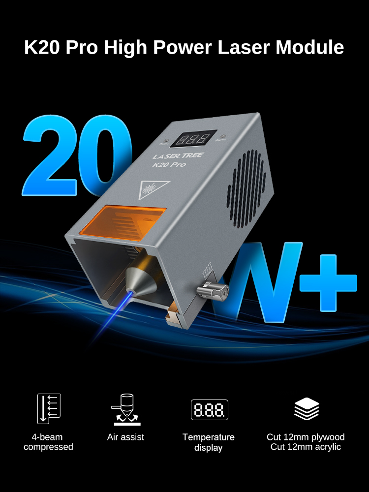 20 W 455 nm blaues Diodenlaser – Diode Laser Module Bewertung und Preis