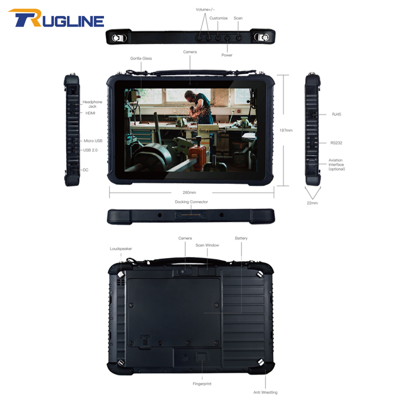 RUGLINE Windows 11 8G + 128G R – Industrial Laser Scanner Bewertung und Preis