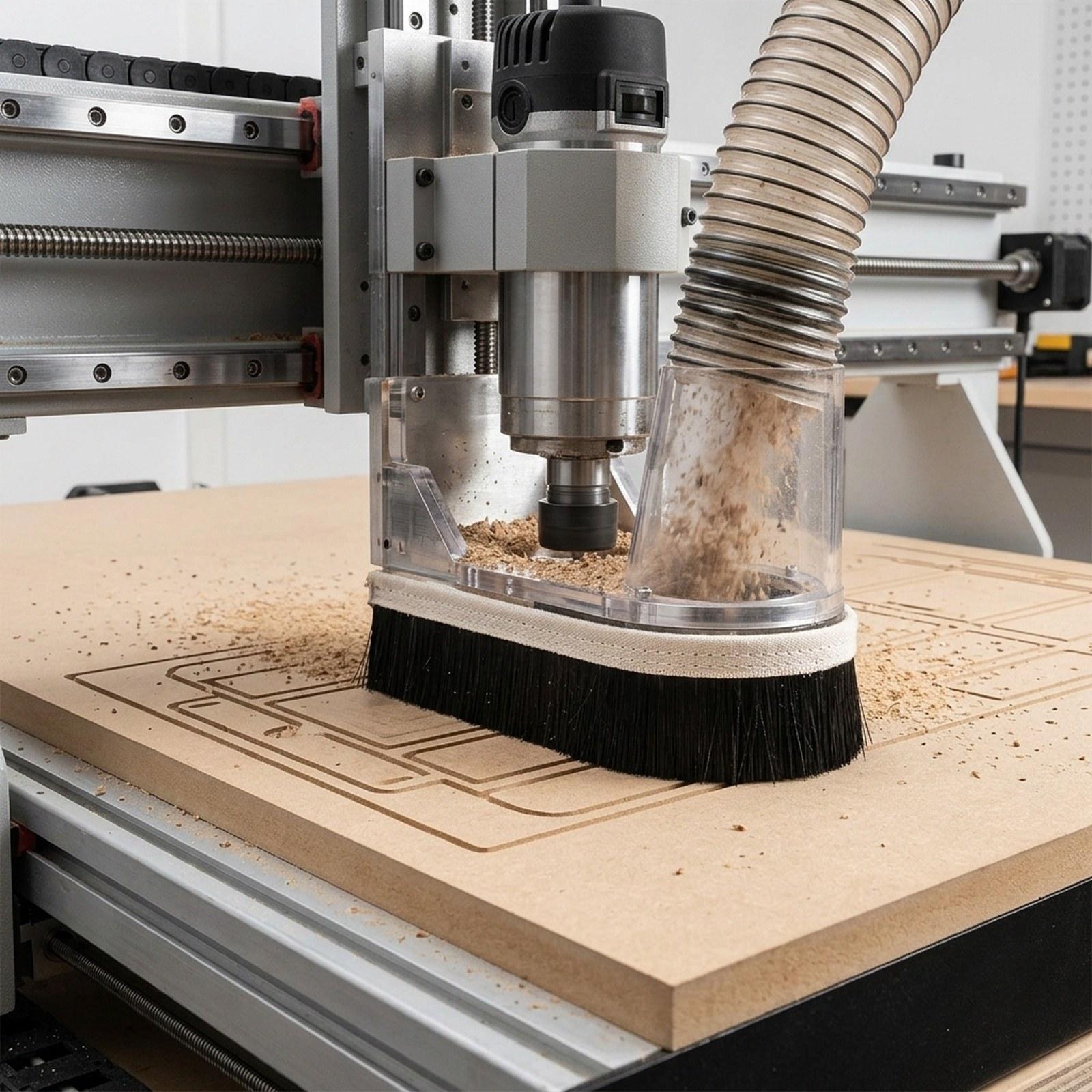 CNC-Vakuumbürste als Ersatz fü – Dust Shoe Cnc Bewertung und Preis