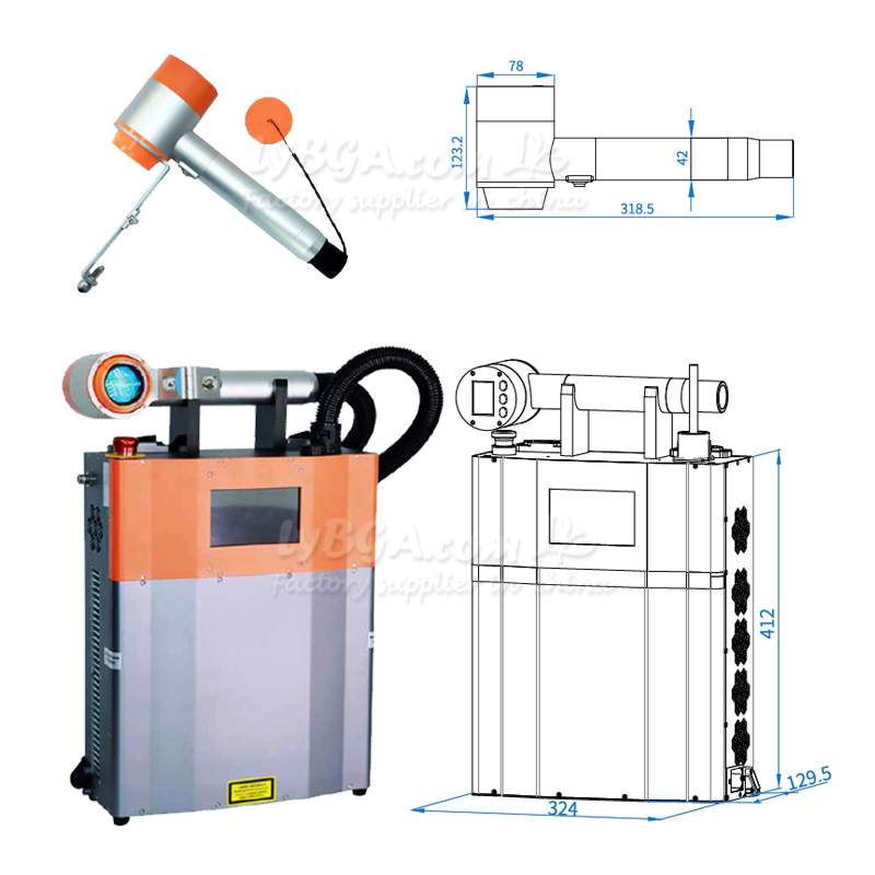 LY-LCG100A 100 W gepulste Lase – Industrial Lasers Bewertung und Preis