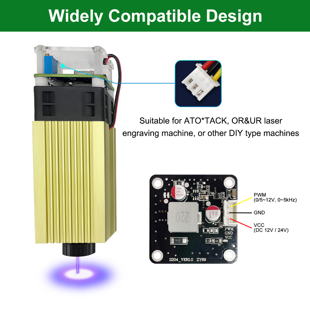 LASERBAUM 4W 5W Lasermodul 12V – Industrial Laser Module Bewertung und Preis