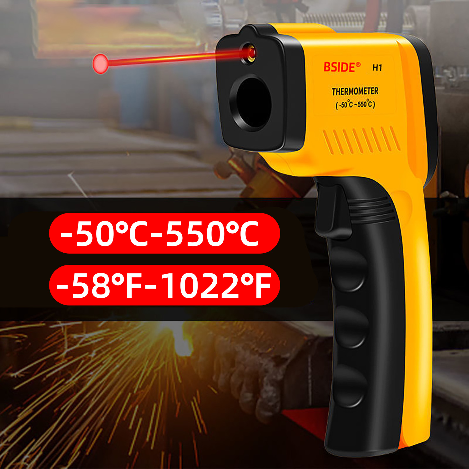 Digitales Infrarot-Thermometer – Industrial Laser Temperature Sensor Bewertung und Preis