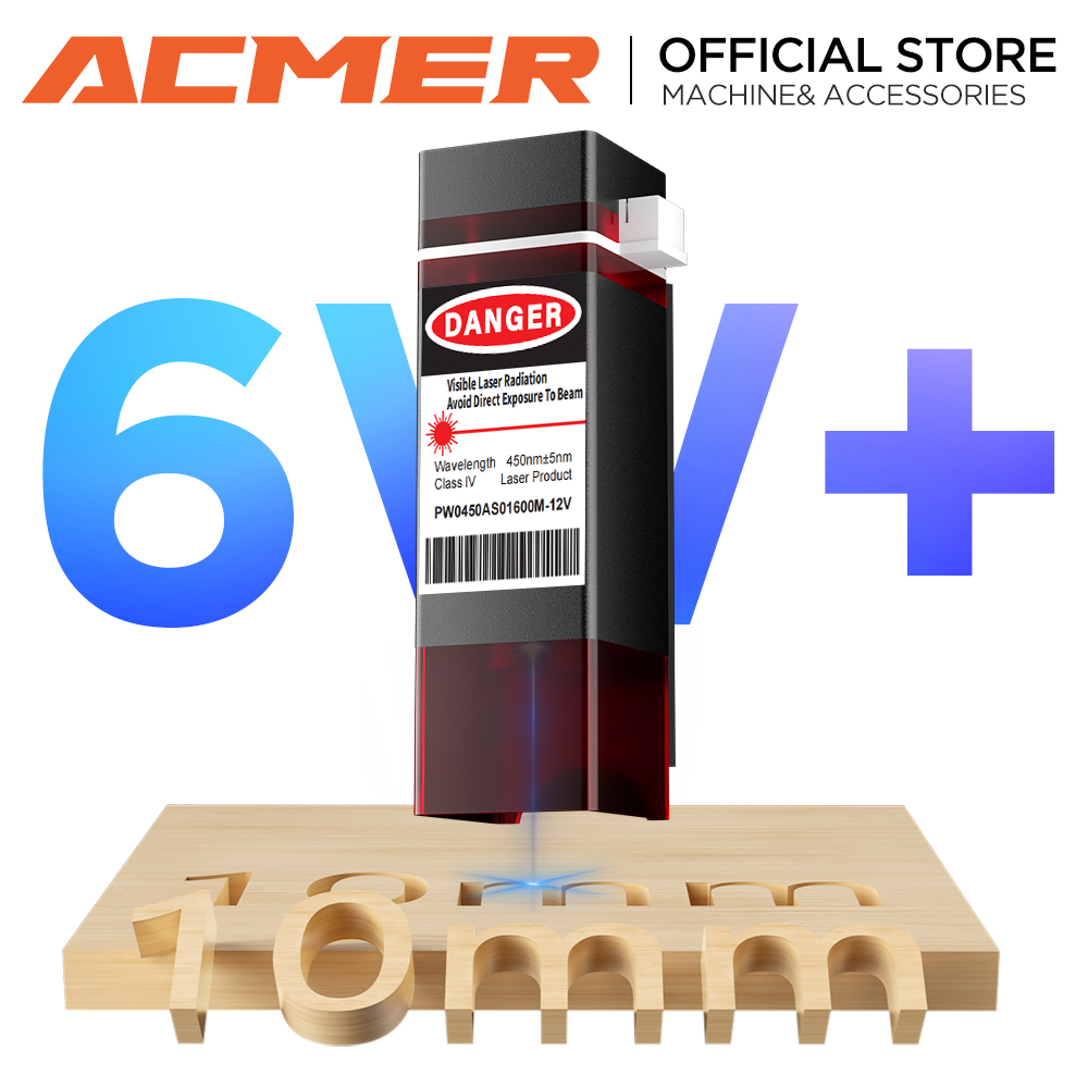 ACMER 6W Laserkopf-Upgrade-Kit – Acrylic Cutting Machine Bewertung und Preis