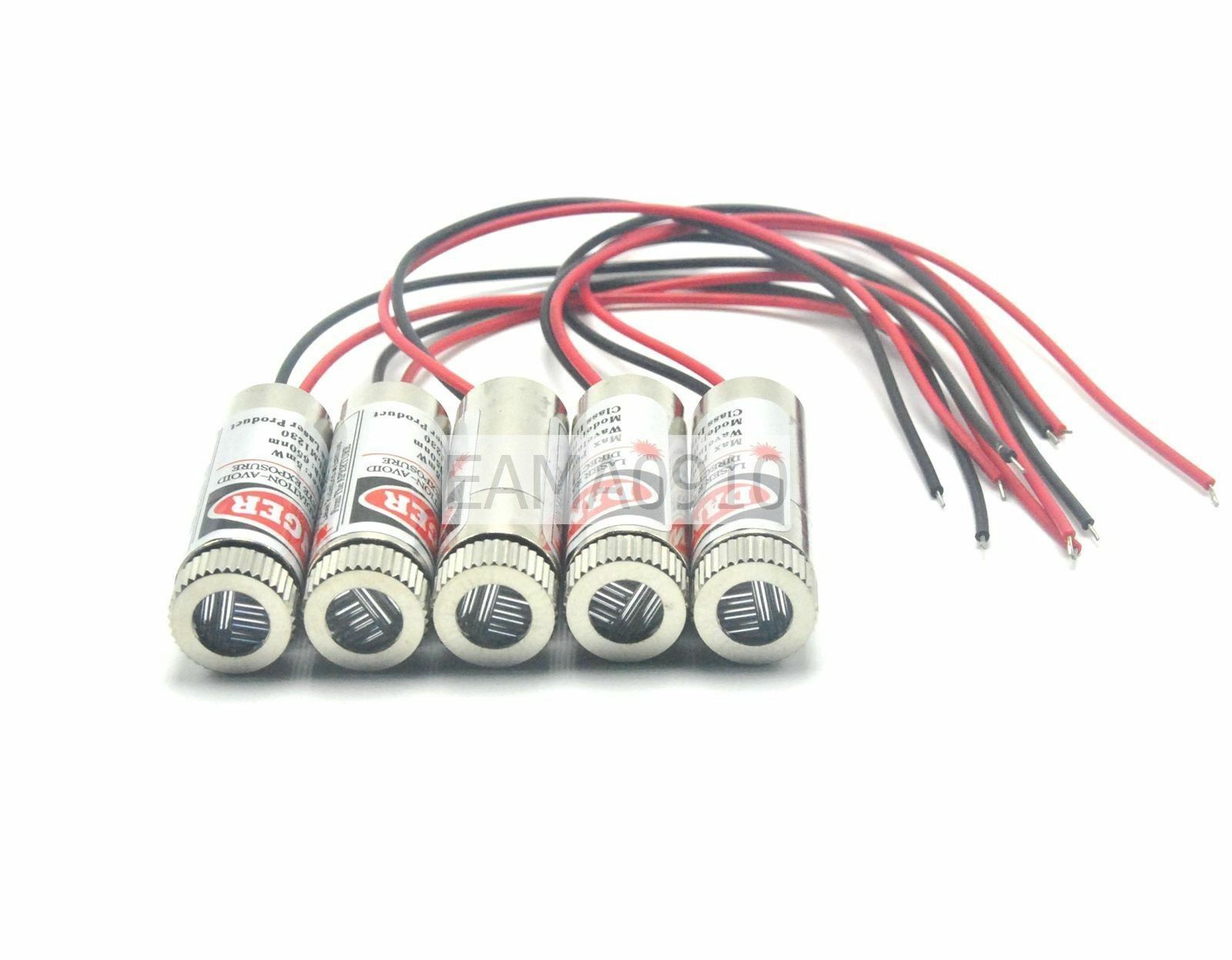 5 stücke fokus sierbar 3-5v 65 – Diode Laser Module Bewertung und Preis