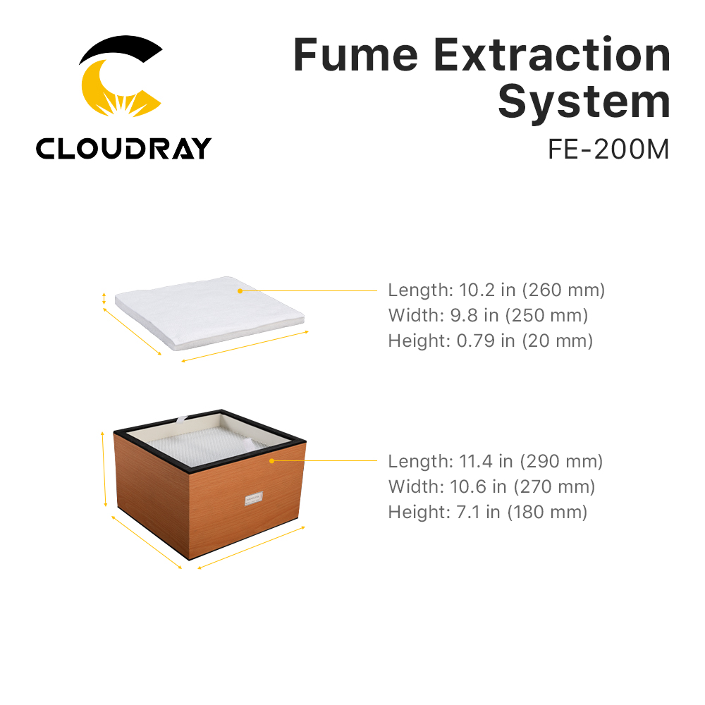 Cloudray Rauchabsaugsystem FE- – Fiber Laser Cutting Machine Bewertung und Preis